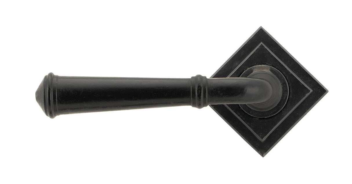 From The Anvil - External Beeswax Regency Lever on Rose Set (Square) | Sku. 45642 | Trade Door Handles.
