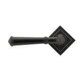 From The Anvil - External Beeswax Regency Lever on Rose Set (Square) | Sku. 45642 | Trade Door Handles.