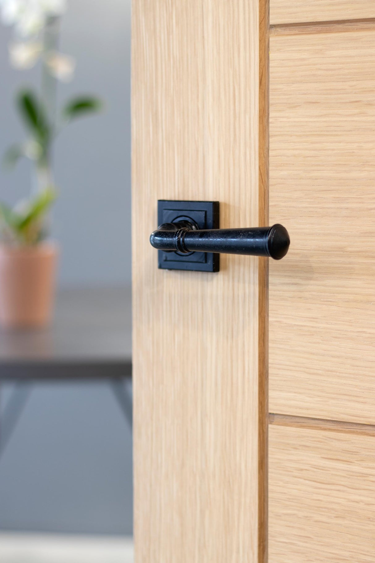 From The Anvil - External Beeswax Regency Lever on Rose Set (Square) | Sku. 45642 | Trade Door Handles.