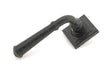 From The Anvil - External Beeswax Regency Lever on Rose Set (Square) | Sku. 45642 | Trade Door Handles.