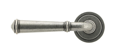 From The Anvil - Pewter Regency Lever on Rose Set (Art Deco) | Sku. 45644 | Trade Door Handles.