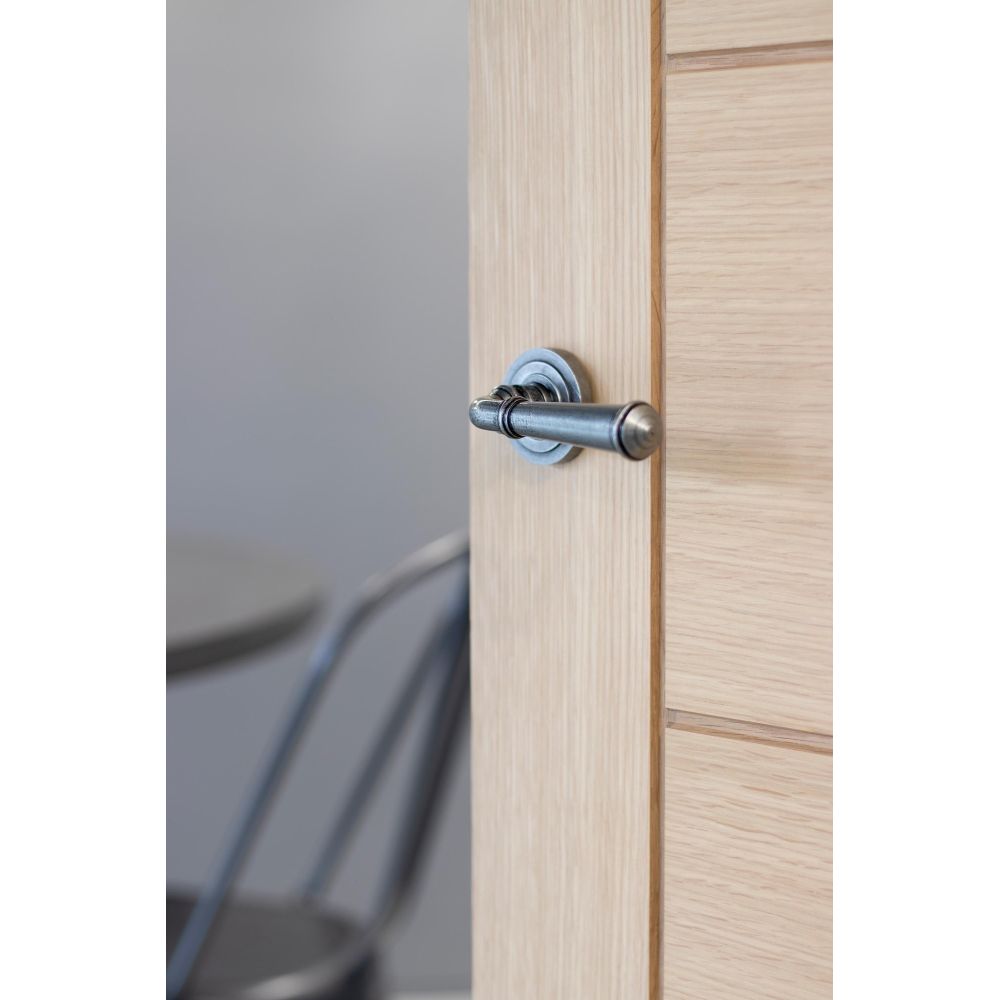 From The Anvil - Pewter Regency Lever on Rose Set (Art Deco) | Sku. 45644 | Trade Door Handles.