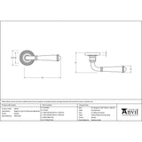 From The Anvil - Pewter Regency Lever on Rose Set (Beehive) | Sku. 45645 | Trade Door Handles.