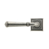 From The Anvil - Pewter Regency Lever on Rose Set (Square) | Sku. 45646 | Trade Door Handles.