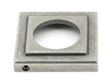 From The Anvil - Pewter Regency Lever on Rose Set (Square) | Sku. 45646 | Trade Door Handles.