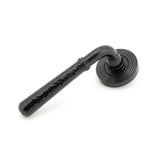 From The Anvil - Black Hammered Newbury Lever on Rose Set (Beehive) | Sku. 45649 | Trade Door Handles.