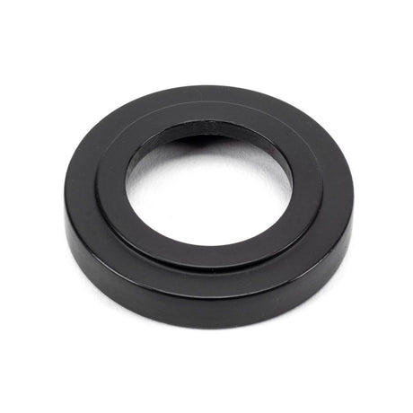 From The Anvil - Matt Black Hammered Newbury Lever on Rose Set (Art Deco) | Sku. 45652 | Trade Door Handles.