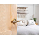 From The Anvil - Aged Brass Brompton Lever on Rose Set (Square) | Sku. 45662 | Trade Door Handles.