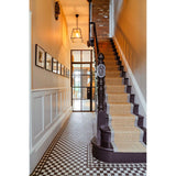 From The Anvil - Aged Brass Brompton Lever on Rose Set (Square) | Sku. 45662 | Trade Door Handles.