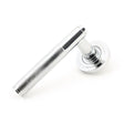From The Anvil - Polished Chrome Brompton Lever on Rose Set (Art Deco) | Sku. 45664 | Trade Door Handles.