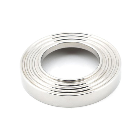 From The Anvil - Polished Chrome Brompton Lever on Rose Set (Beehive) | Sku. 45665 | Trade Door Handles.