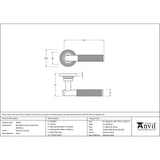 From The Anvil - Polished Chrome Brompton Lever on Rose Set (Beehive) | Sku. 45665 | Trade Door Handles.