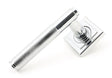 From The Anvil - Polished Chrome Brompton Lever on Rose Set (Square) | Sku. 45666 | Trade Door Handles.