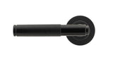 From The Anvil - Black Brompton Lever on Rose Set (Plain) | Sku. 45671 | Trade Door Handles.