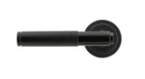 From The Anvil - Black Brompton Lever on Rose Set (Art Deco) | Sku. 45672 | Trade Door Handles.