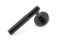 From The Anvil - Black Brompton Lever on Rose Set (Art Deco) | Sku. 45672 | Trade Door Handles.