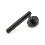 From The Anvil - Black Brompton Lever on Rose Set (Beehive) | Sku. 45673 | Trade Door Handles.