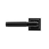 From The Anvil - Black Brompton Lever on Rose Set (Square) | Sku. 45674 | Trade Door Handles.