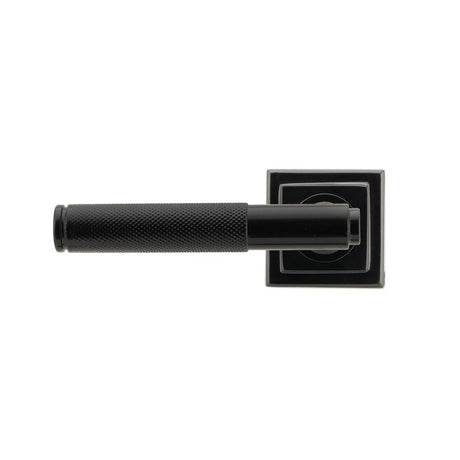 From The Anvil - Black Brompton Lever on Rose Set (Square) | Sku. 45674 | Trade Door Handles.