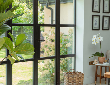 From The Anvil - Matt Black Brompton Lever on Rose Set (Art Deco) | Sku. 45676 | Trade Door Handles.