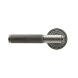 From The Anvil - Pewter Brompton Lever on Rose Set (Art Deco) | Sku. 45680 | Trade Door Handles.