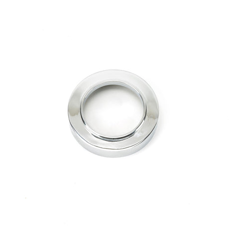 From The Anvil - Polished Chrome Round Escutcheon (Plain) | Sku. 45687 | Trade Door Handles.