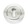 From The Anvil - Polished Chrome Round Escutcheon (Plain) | Sku. 45687 | Trade Door Handles.