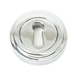 From The Anvil - Polished Chrome Round Escutcheon (Art Deco) | Sku. 45688 | Trade Door Handles.