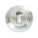 From The Anvil - Polished Chrome Round Escutcheon (Beehive) | Sku. 45689 | Trade Door Handles.