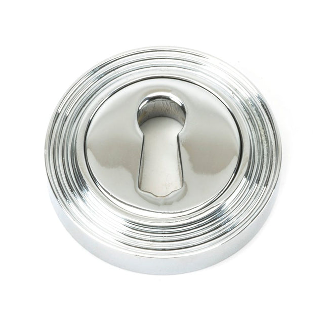From The Anvil - Polished Chrome Round Escutcheon (Beehive) | Sku. 45689 | Trade Door Handles.
