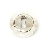From The Anvil - Polished Nickel Round Escutcheon (Plain) | Sku. 45691 | Trade Door Handles.