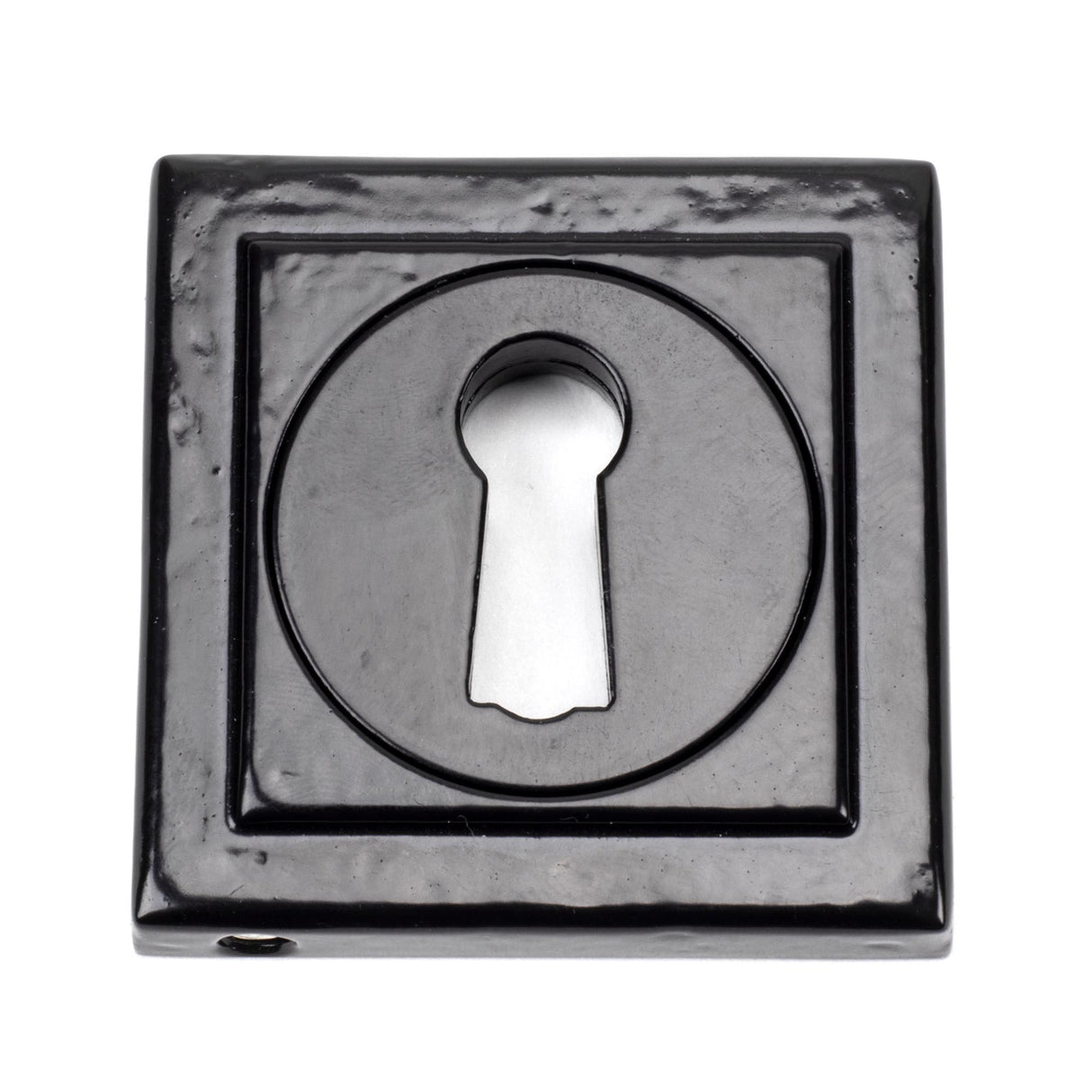 From The Anvil - Black Round Escutcheon (Square) | Sku. 45698 | Trade Door Handles.