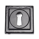 From The Anvil - Black Round Escutcheon (Square) | Sku. 45698 | Trade Door Handles.