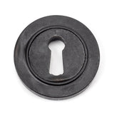 From The Anvil - External Beeswax Round Escutcheon (Plain) | Sku. 45699 | Trade Door Handles.