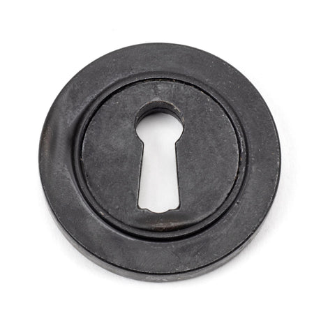 From The Anvil - External Beeswax Round Escutcheon (Plain) | Sku. 45699 | Trade Door Handles.