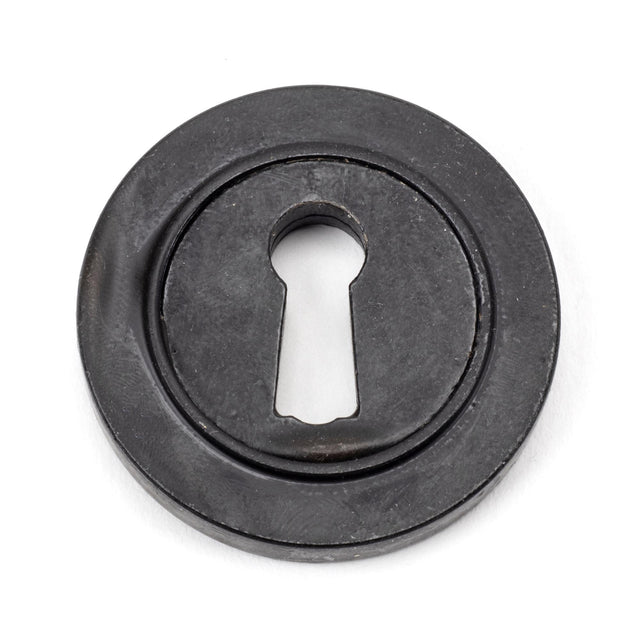 From The Anvil - External Beeswax Round Escutcheon (Plain) | Sku. 45699 | Trade Door Handles.