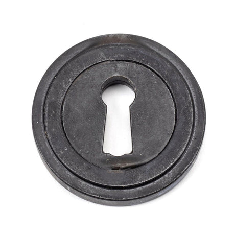 From The Anvil - External Beeswax Round Escutcheon (Art Deco) | Sku. 45700 | Trade Door Handles.