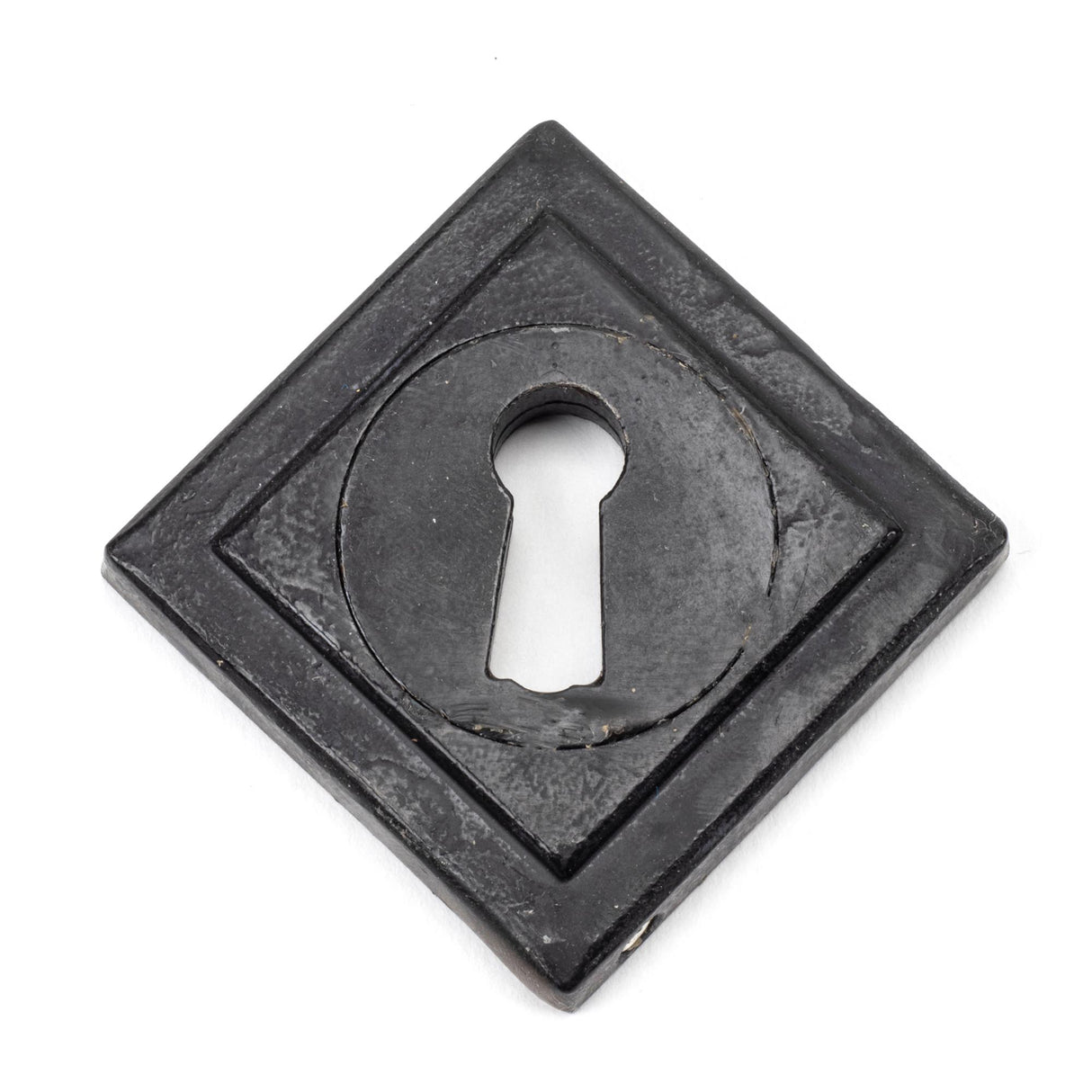From The Anvil - External Beeswax Round Escutcheon (Square) | Sku. 45702 | Trade Door Handles.
