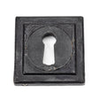 From The Anvil - External Beeswax Round Escutcheon (Square) | Sku. 45702 | Trade Door Handles.