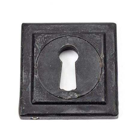 From The Anvil - External Beeswax Round Escutcheon (Square) | Sku. 45702 | Trade Door Handles.