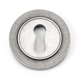 From The Anvil - Pewter Round Escutcheon (Plain) | Sku. 45703 | Trade Door Handles.