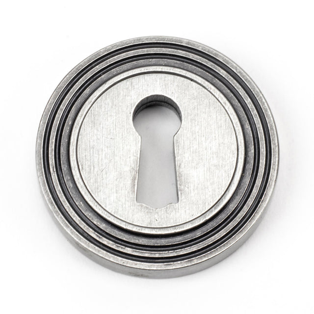From The Anvil - Pewter Round Escutcheon (Beehive) | Sku. 45705 | Trade Door Handles.