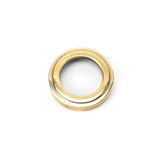 From The Anvil - Aged Brass Round Euro Escutcheon (Art Deco) | Sku. 45708 | Trade Door Handles.