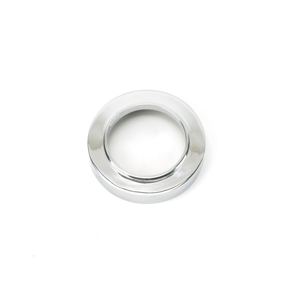 From The Anvil - Polished Chrome Round Euro Escutcheon (Plain) | Sku. 45711 | Trade Door Handles.