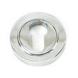 From The Anvil - Polished Chrome Round Euro Escutcheon (Plain) | Sku. 45711 | Trade Door Handles.