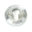 From The Anvil - Polished Chrome Round Euro Escutcheon (Beehive) | Sku. 45713 | Trade Door Handles.