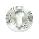 From The Anvil - Polished Chrome Round Euro Escutcheon (Beehive) | Sku. 45713 | Trade Door Handles.