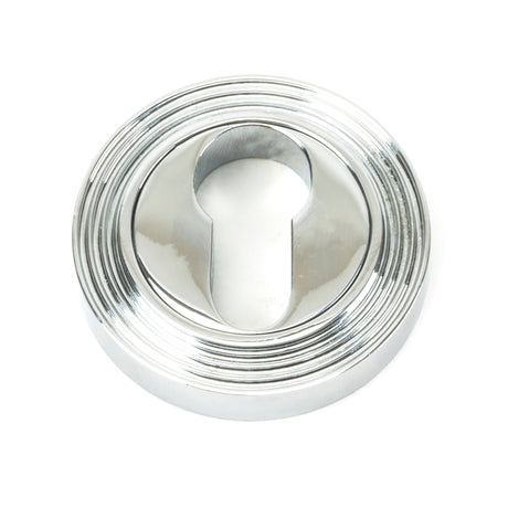 From The Anvil - Polished Chrome Round Euro Escutcheon (Beehive) | Sku. 45713 | Trade Door Handles.
