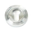 From The Anvil - Polished Chrome Round Euro Escutcheon (Beehive) | Sku. 45713 | Trade Door Handles.