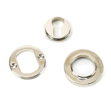 From The Anvil - Polished Nickel Round Euro Escutcheon (Plain) | Sku. 45715 | Trade Door Handles.